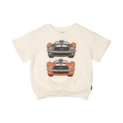 Rock Your Baby - Cars Cut Off Sweatshirt Jumper Rock Your Baby 