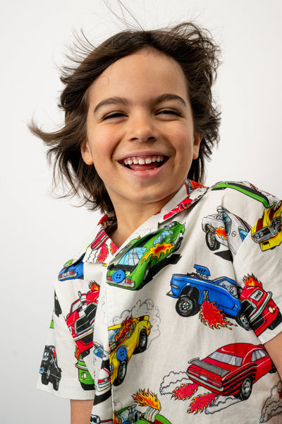 Rock Your Baby - Cars Shirt Short Sleeve Shirt Rock Your Baby 