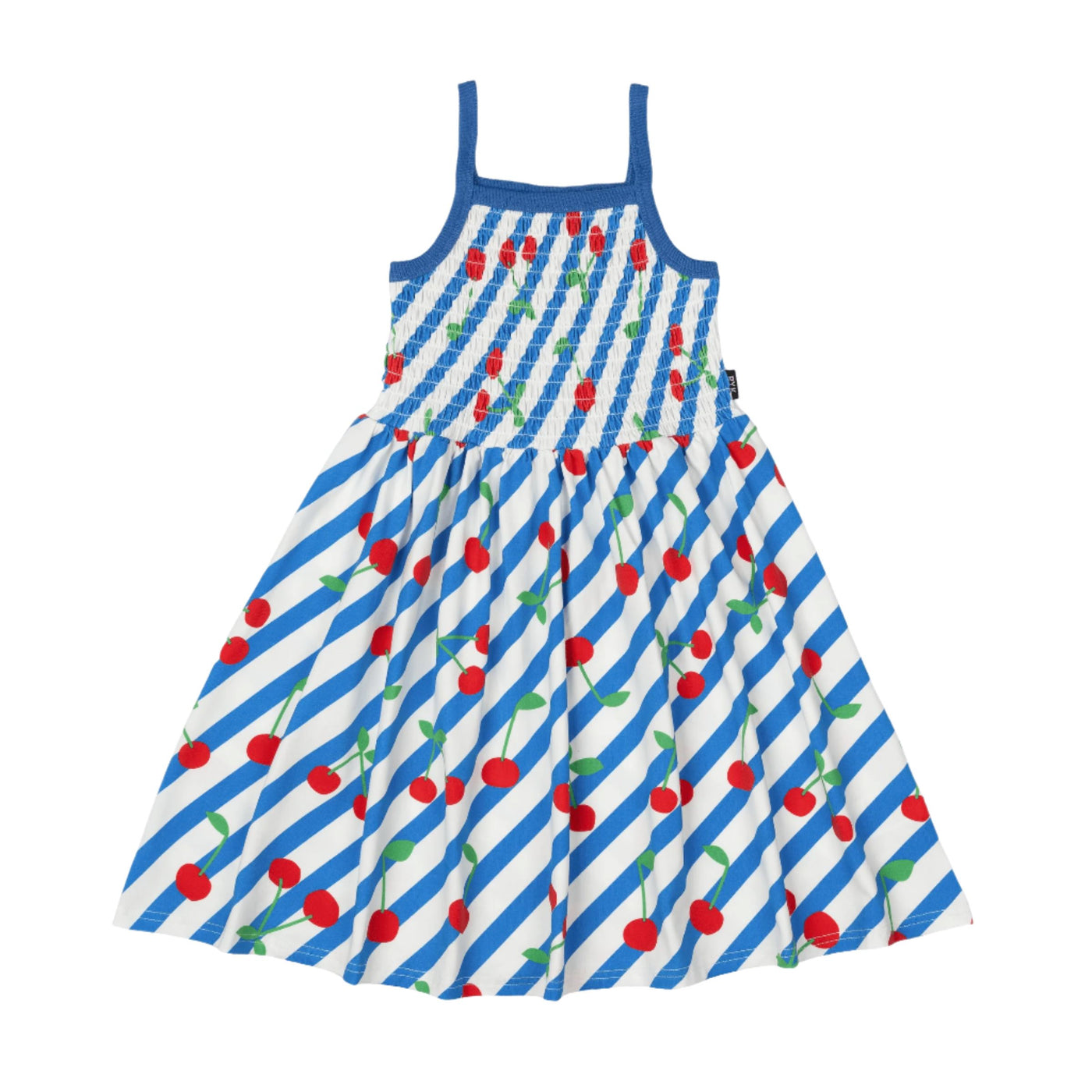 Rock Your Baby - Cherry Stripes Sun Dress Sleeveless Dress Rock Your Baby 