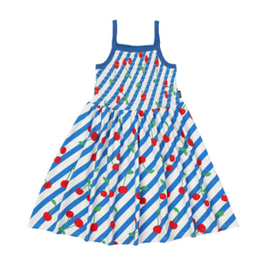 Rock Your Baby - Cherry Stripes Sun Dress