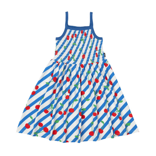 Rock Your Baby - Cherry Stripes Sun Dress