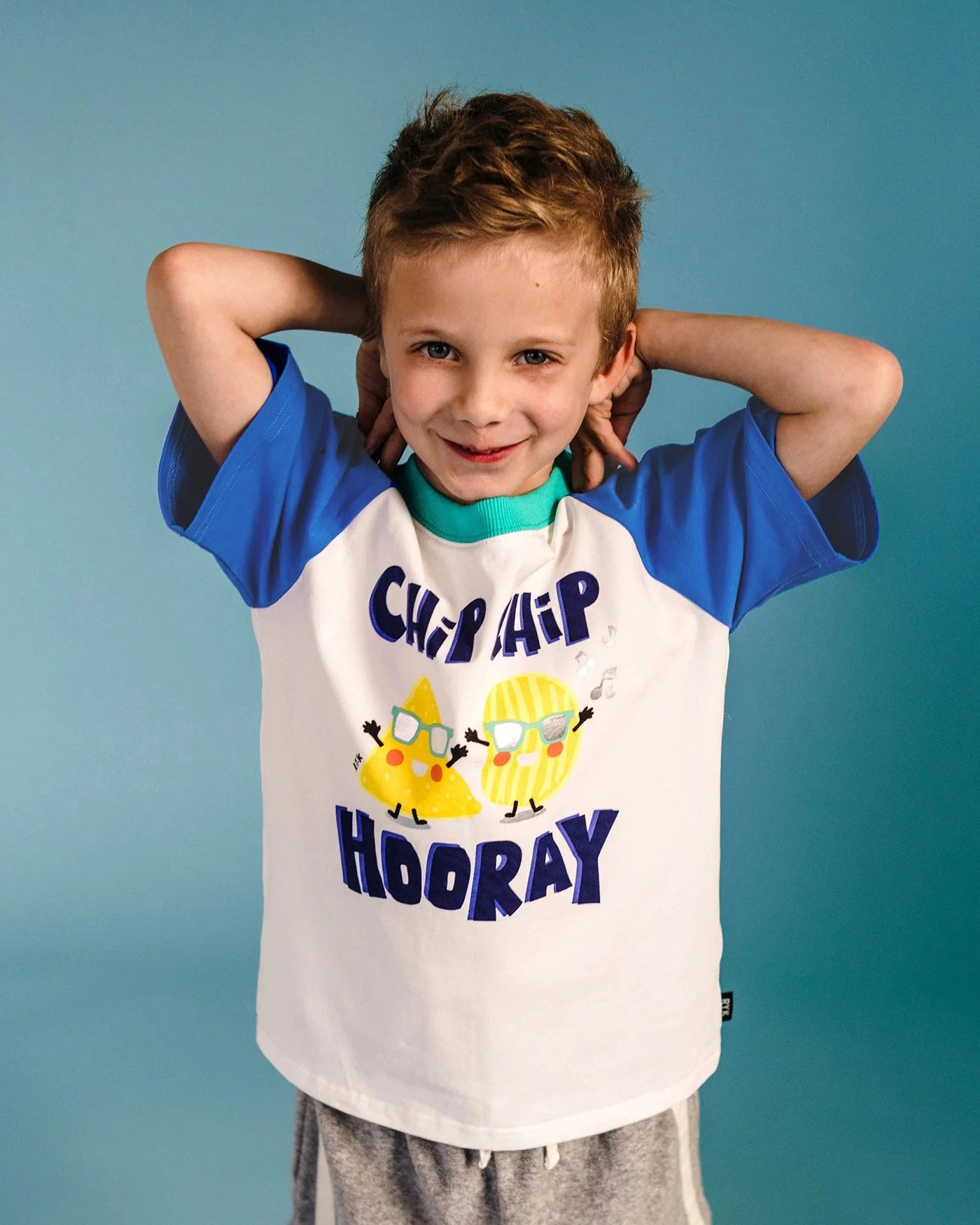 Rock Your Baby - Chip Hooray Raglan T-Shirt Short Sleeve T-Shirt Rock Your Baby 
