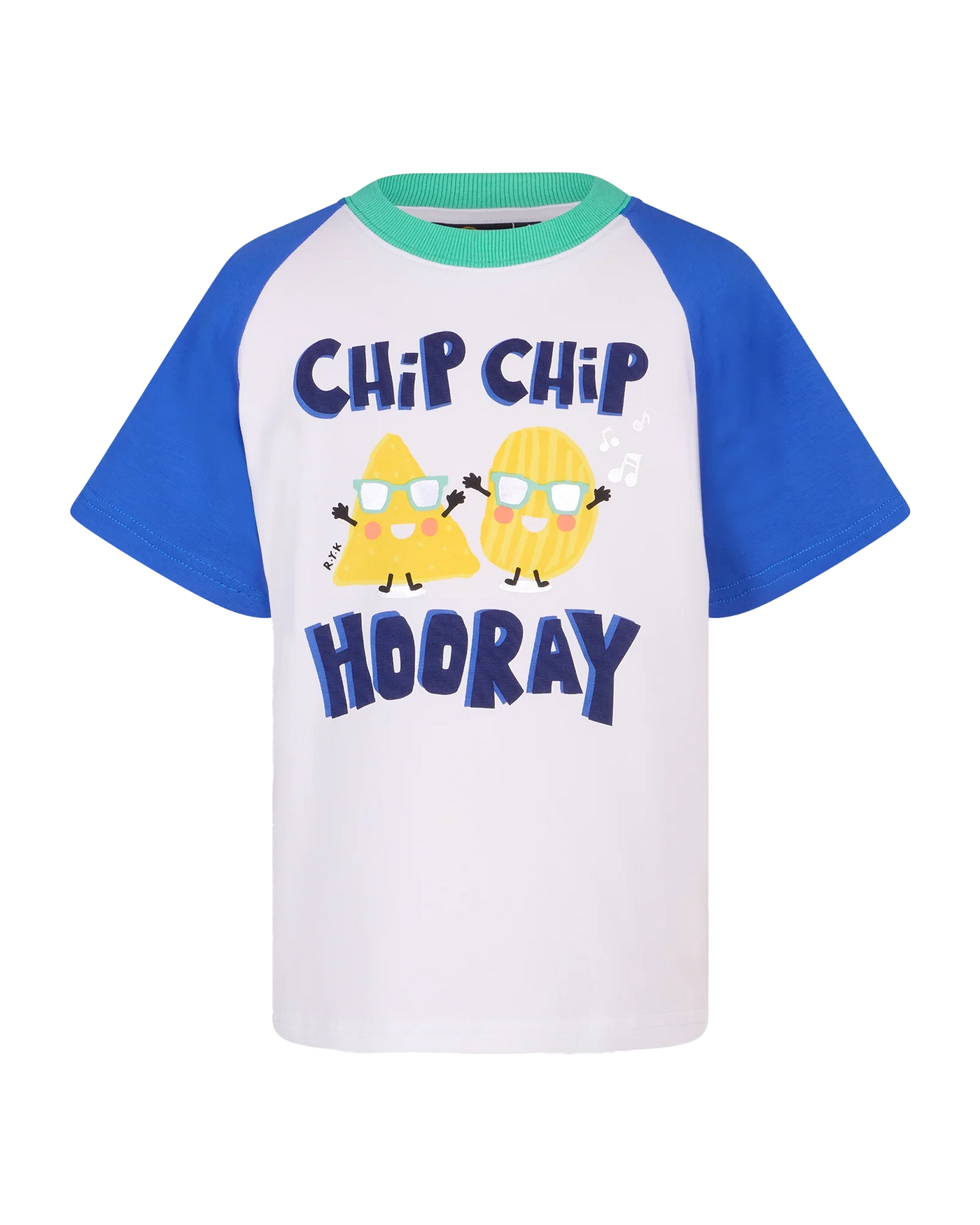 Rock Your Baby - Chip Hooray Raglan T-Shirt Short Sleeve T-Shirt Rock Your Baby 