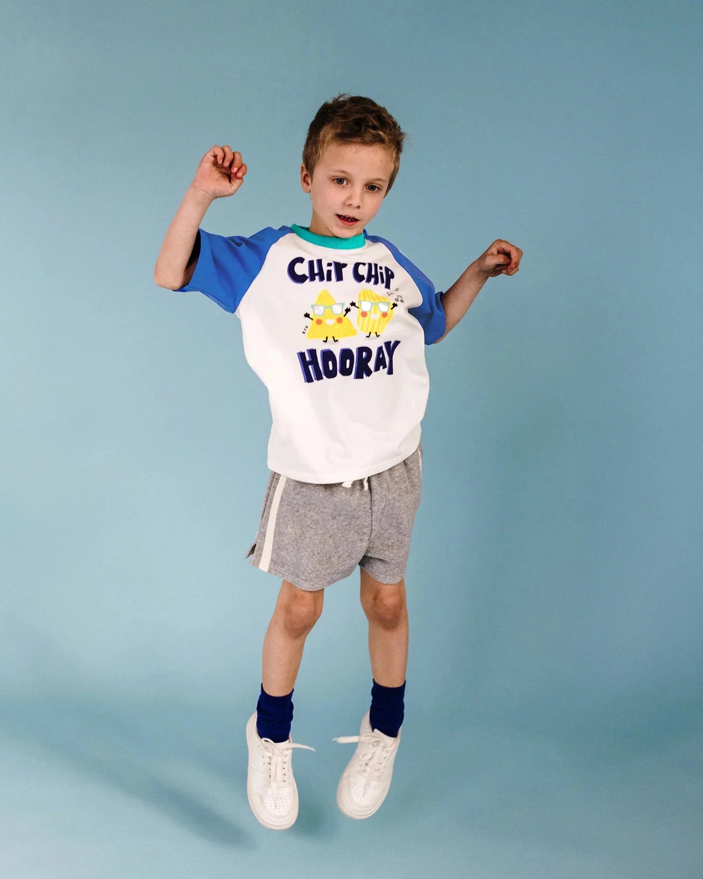 Rock Your Baby - Chip Hooray Raglan T-Shirt Short Sleeve T-Shirt Rock Your Baby 