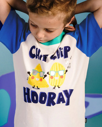 Rock Your Baby - Chip Hooray Raglan T-Shirt Short Sleeve T-Shirt Rock Your Baby 