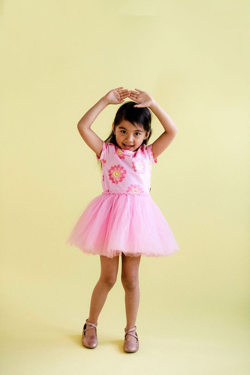 Rock Your Baby - Circus Dress | Pink Daisy Tutu Dress Rock Your Baby 