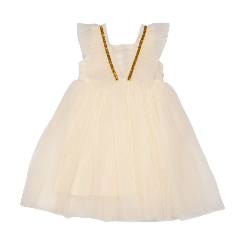 Rock Your Baby Cream Butterfly Tulle Dress Tutu Dress Rock Your Baby 