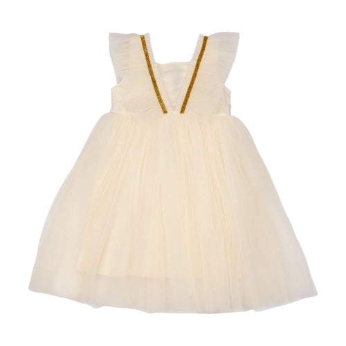 Rock Your Baby - Cream Butterfly Tulle Dress