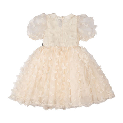 Rock Your Baby - Cream Butterfly Tulle Party Dress Tutu Dress Rock Your Baby 