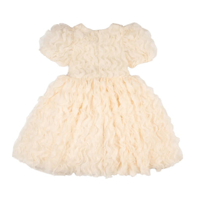 Rock Your Baby - Cream Ruffle Tulle Party Dress Tutu Dress Rock Your Baby 