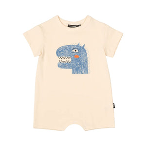 Rock Your Baby - Dino Art Baby Short Romper