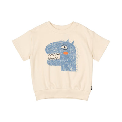 Rock Your Baby - Dino Art Cut Off Sweatshirt Jumper Rock Your Baby 