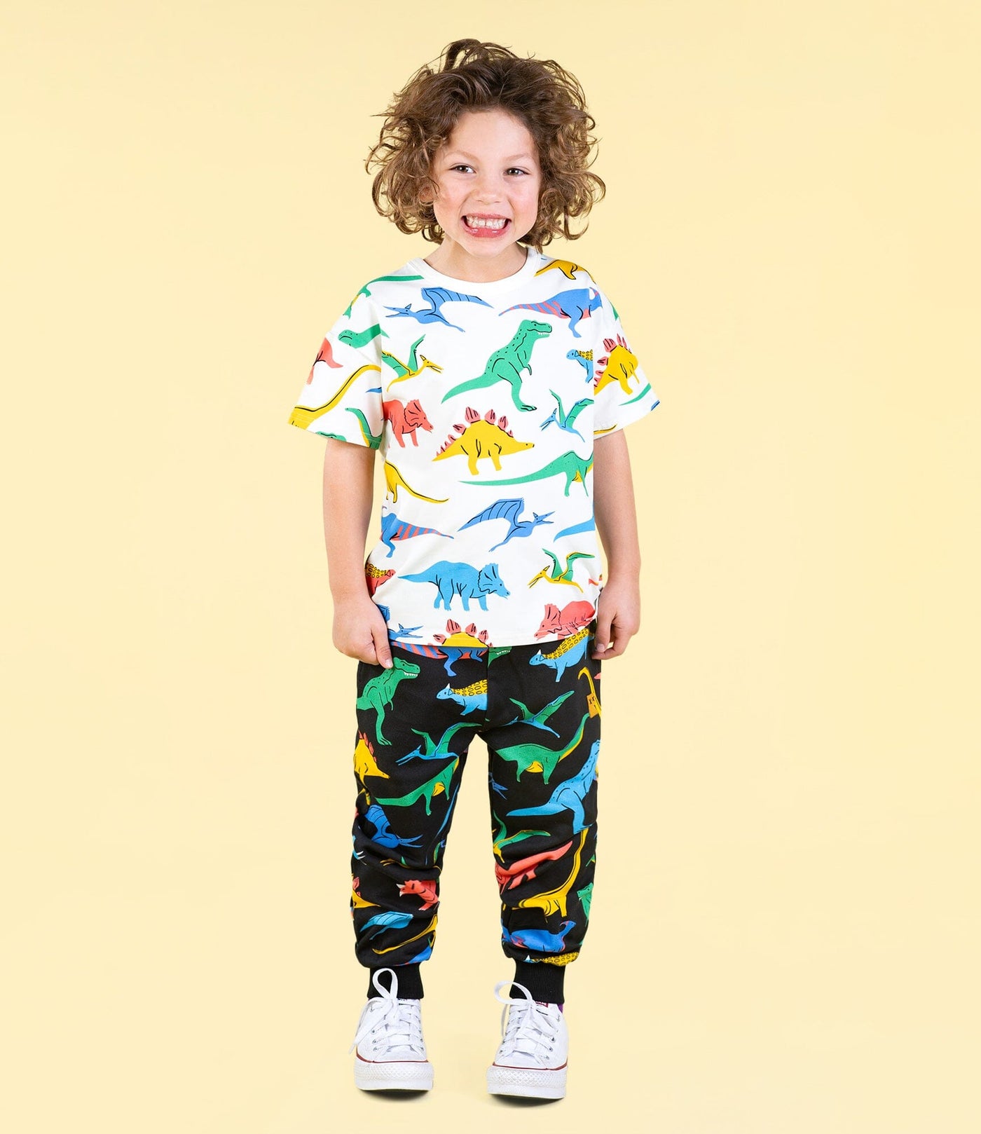 Rock Your Baby - Dino Bright Track Pants Trackpants Rock Your Baby 