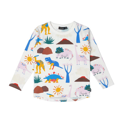 Rock Your Baby Dino Sun T-Shirt Long Sleeve T-Shirt Rock Your Baby 