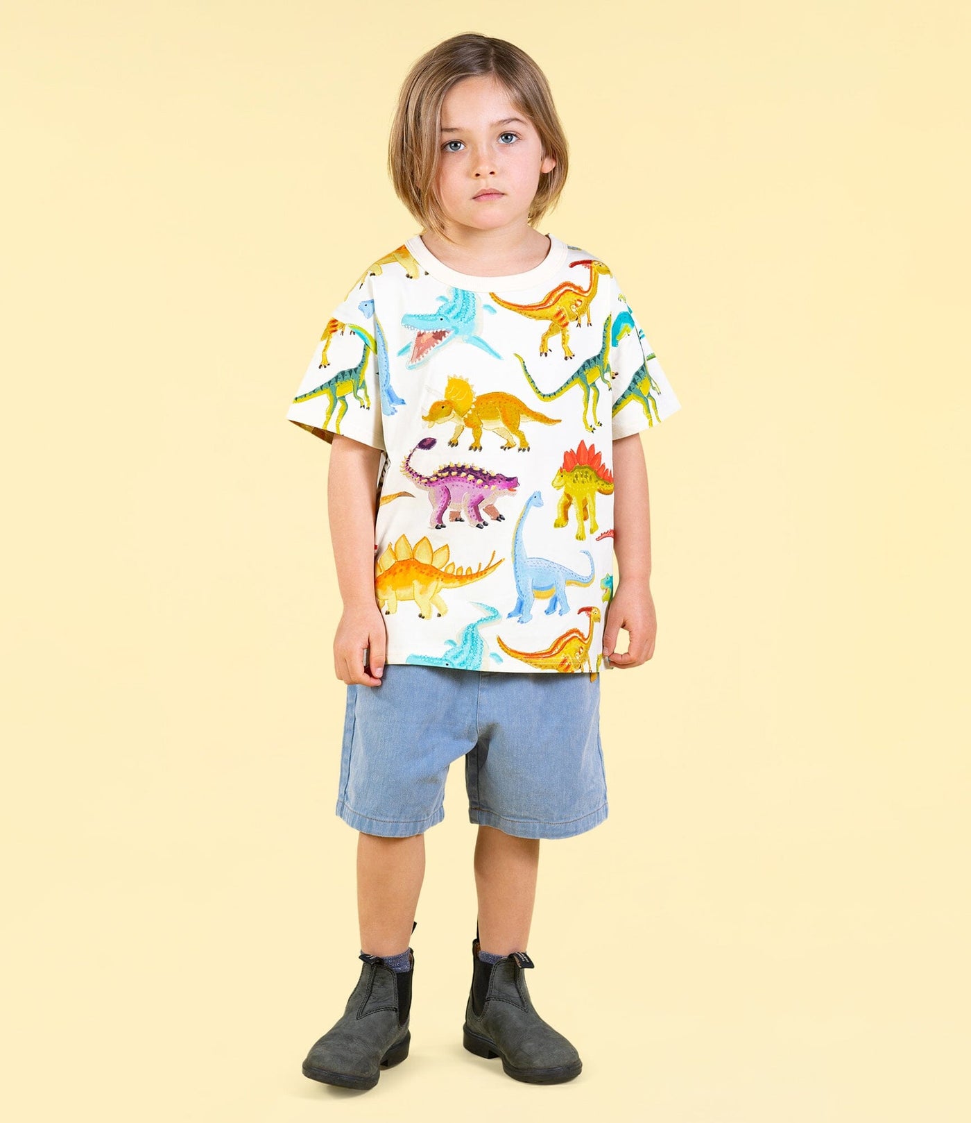 Rock Your Baby - Dinos Galore T-Shirt Short Sleeve T-Shirt Rock Your Baby 