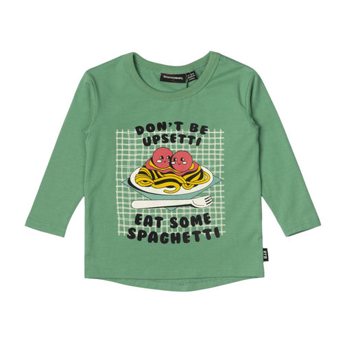 Rock Your Baby - Eat Some Spaghetti Baby T-Shirt