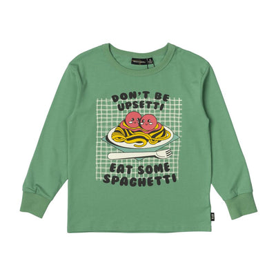 Rock Your Baby Eat Some Spaghetti Long Sleeve T-Shirt Long Sleeve T-Shirt Rock Your Baby 