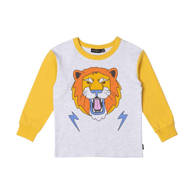 Rock Your Baby Electric Lion T-Shirt Long Sleeve T-Shirt Rock Your Baby 