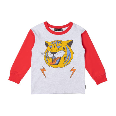 Rock Your Baby Electric Tiger T-Shirt Long Sleeve T-Shirt Rock Your Baby 
