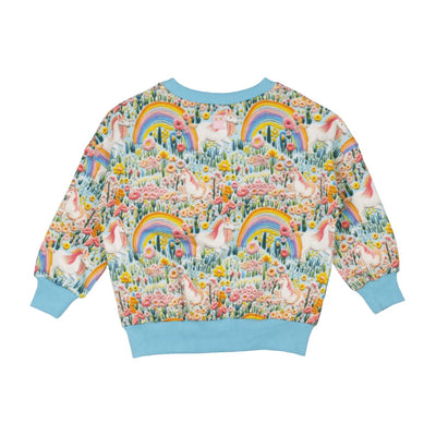 Rock Your Baby - Embroidered Unicorns Sweatshirt Jumper Rock Your Baby 