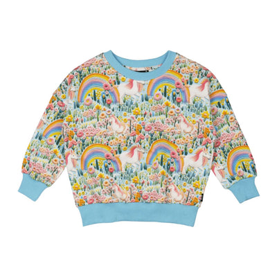 Rock Your Baby - Embroidered Unicorns Sweatshirt Jumper Rock Your Baby 