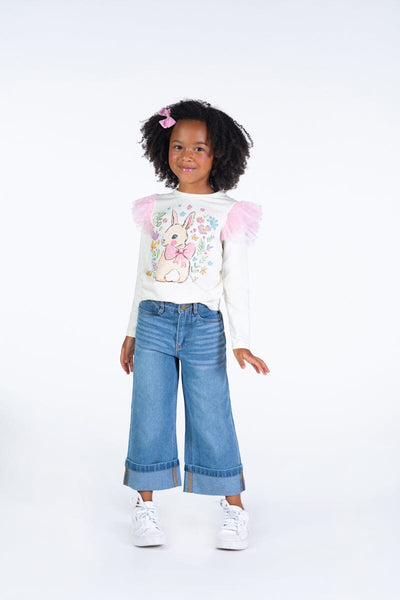 Rock Your Baby Flared Loose Fit Denim Jeans Jeans Rock Your Baby 