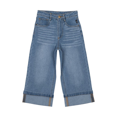 Rock Your Baby Flared Loose Fit Denim Jeans Jeans Rock Your Baby 