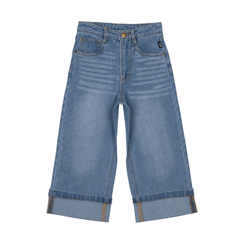 Rock Your Baby - Flared Loose Fit Denim Jeans