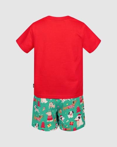 Rock Your Baby - Fleas Navidad PJ Sleep Set - PREORDER Short Sleeve Pyjamas Rock Your Baby 
