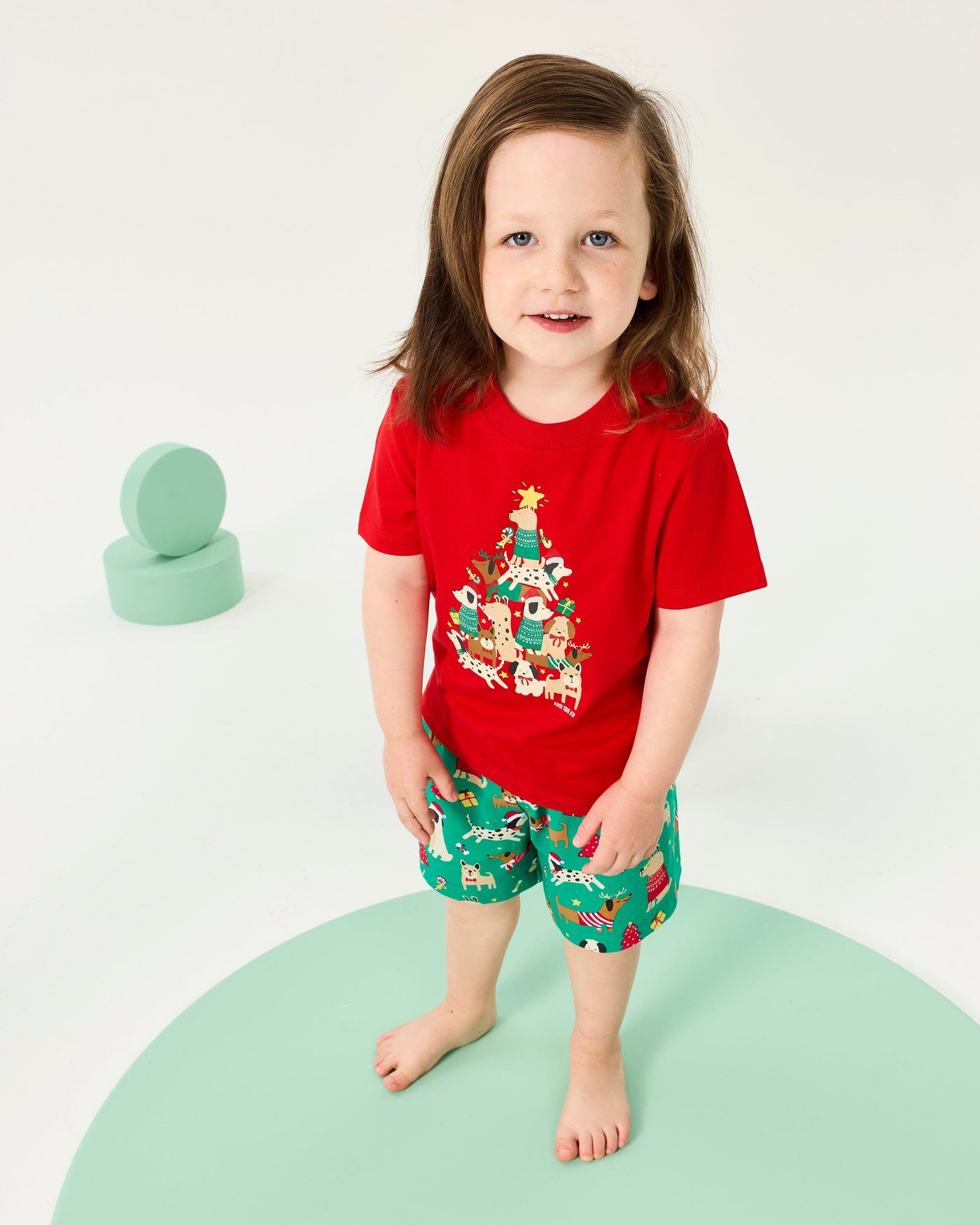 Rock Your Baby - Fleas Navidad PJ Sleep Set - PREORDER Short Sleeve Pyjamas Rock Your Baby 
