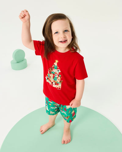 Rock Your Baby - Fleas Navidad PJ Sleep Set - PREORDER Short Sleeve Pyjamas Rock Your Baby 