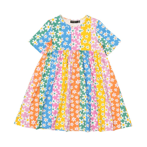 Rock Your Baby - Floral Stripes Dress