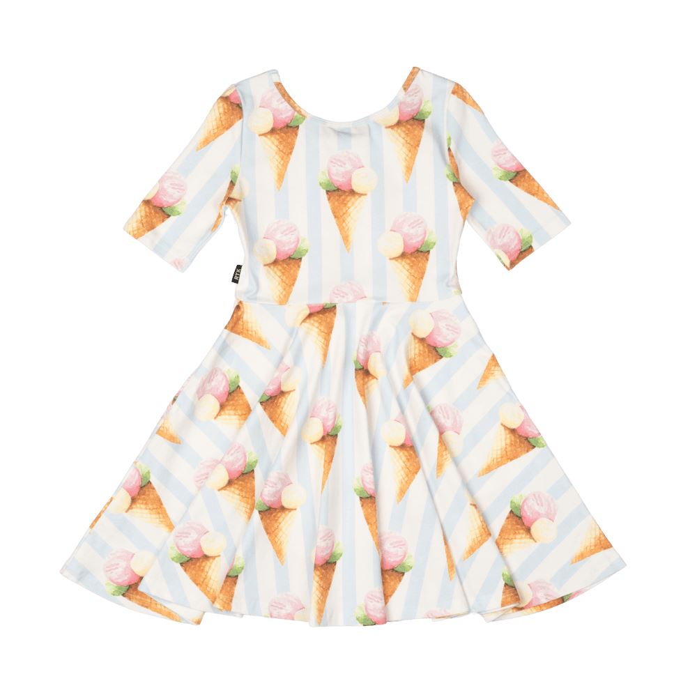 Rock Your Baby Gelato Dreams Mabel Waisted Dress Short Sleeve Dress Rock Your Baby 