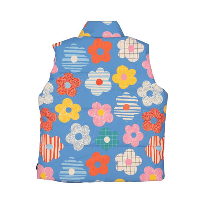 Rock Your Baby Happy Flowers Padded Vest With Lining Vest Rock Your Baby 