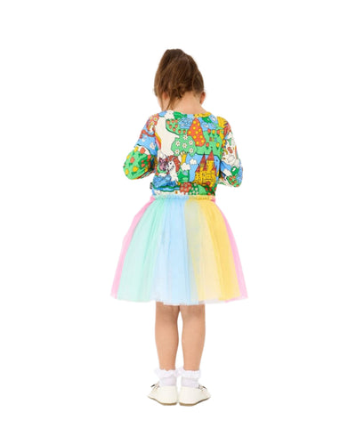 Rock Your Baby - Happy Land Long Sleeve Circus Dress Tutu Dress Rock Your Baby 