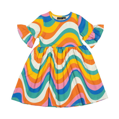 Rock Your Baby Into The Groove Ss Dress Short Sleeve Dress Rock Your Baby 