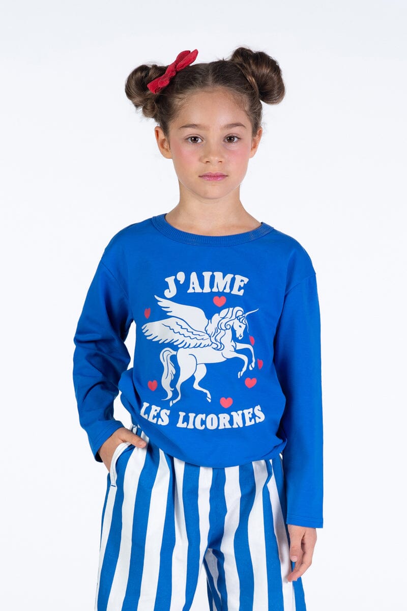 Rock Your Baby J'Aime Les Licornes T-Shirt Long Sleeve T-Shirt Rock Your Baby 