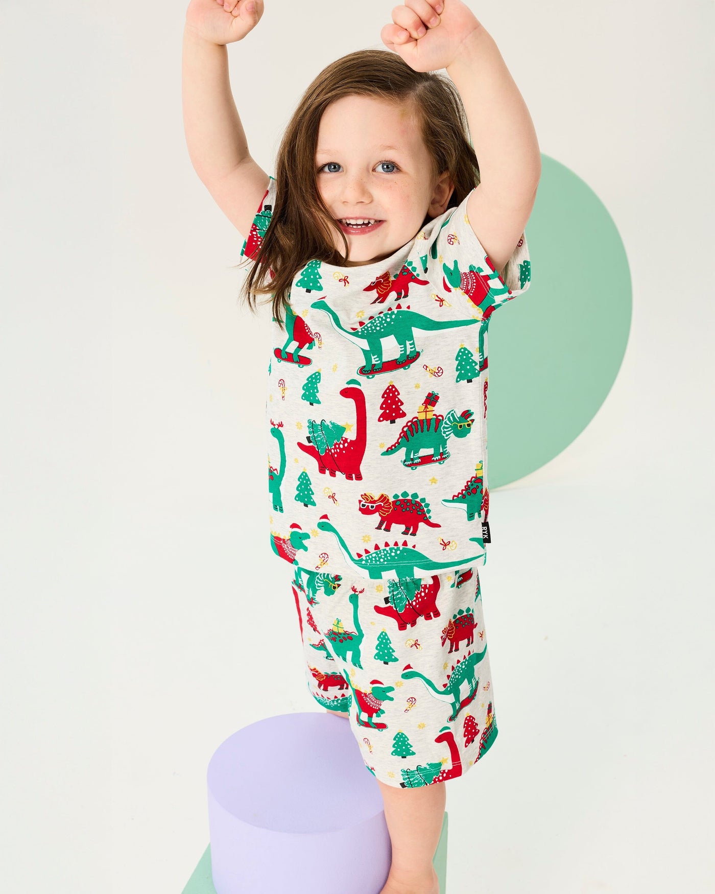 Rock Your Baby - Jurassic Jingle PJ Sleep Set - PREORDER Short Sleeve Pyjamas Rock Your Baby 