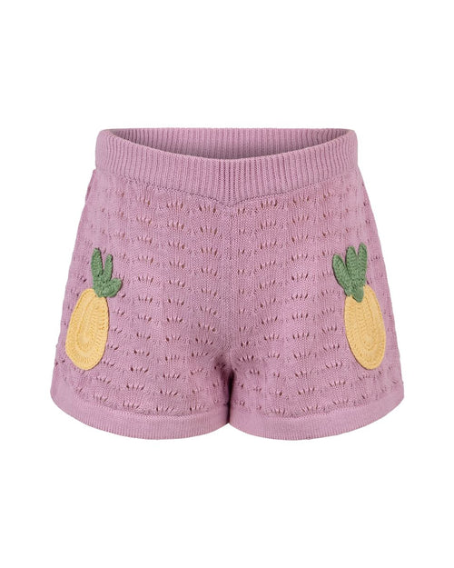 Rock Your Baby - La Mer Crochet Short | Ice Pink