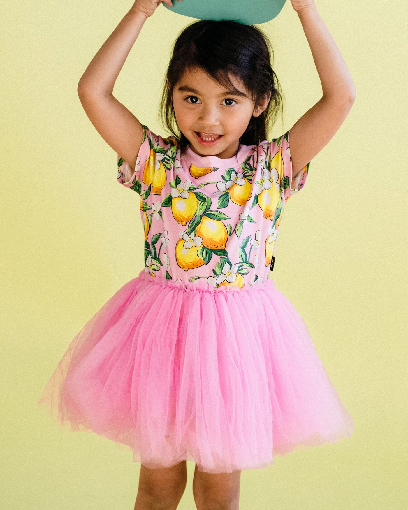 Rock Your Baby - Lemon Resort Short Sleeve Dance Dress Tutu Dress Rock Your Baby 
