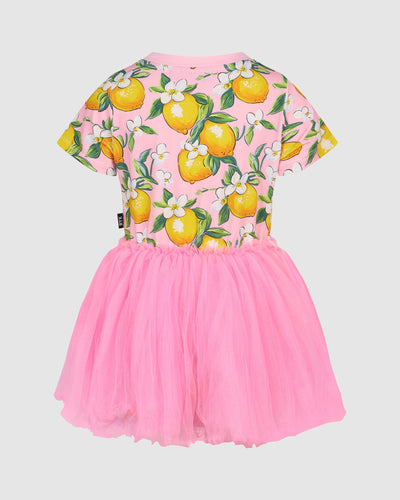 Rock Your Baby - Lemon Resort Short Sleeve Dance Dress Tutu Dress Rock Your Baby 