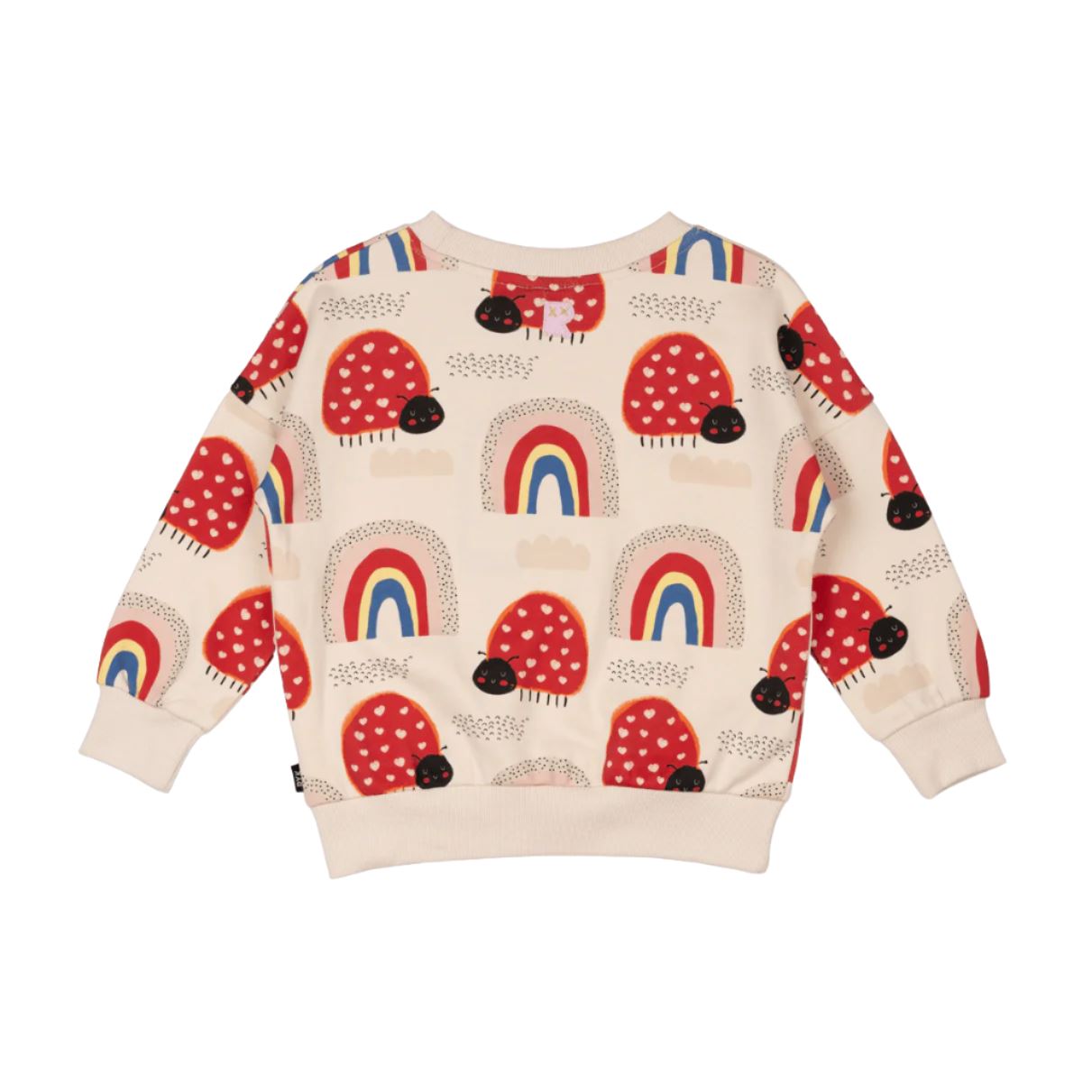 Rock Your Baby - Love Bug Rainbow Sweatshirt Jumper Rock Your Baby 