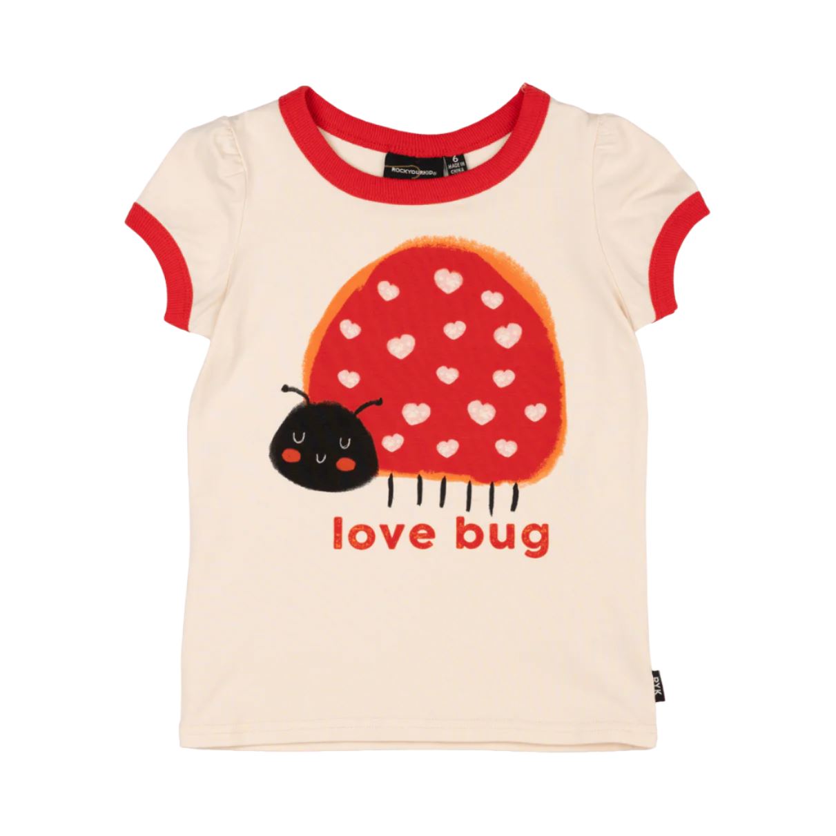 Rock Your Baby - Love Bug T-Shirt Short Sleeve T-Shirt Rock Your Baby 