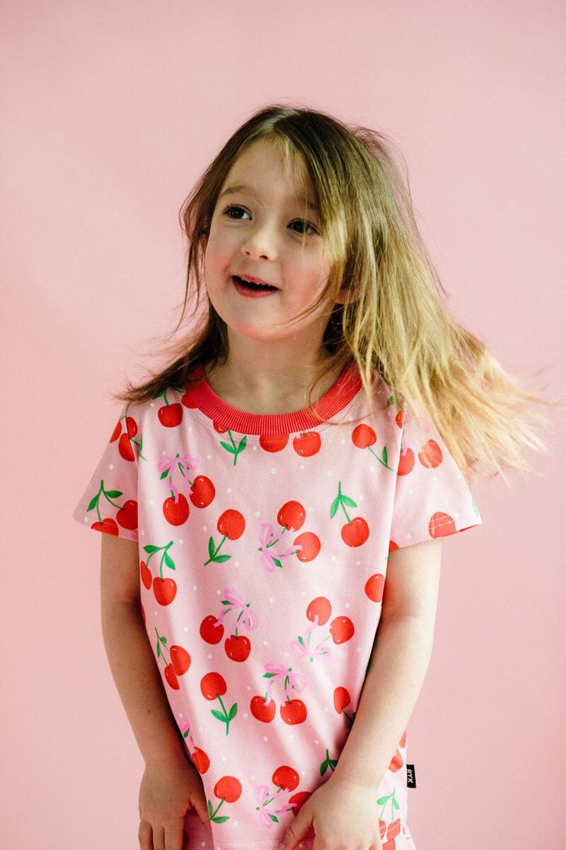 Rock Your Baby - My Cherry Pie Pippa Sleep Set Short Sleeve Pyjamas Rock Your Baby 