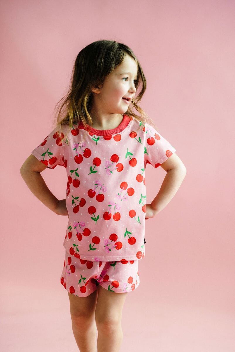 Rock Your Baby - My Cherry Pie Pippa Sleep Set Short Sleeve Pyjamas Rock Your Baby 