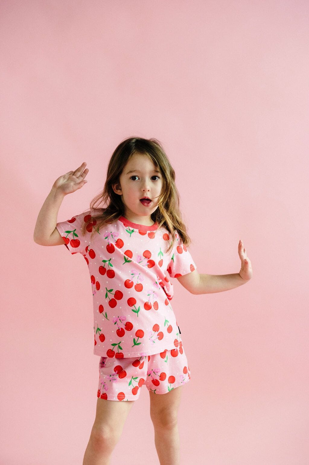 Rock Your Baby - My Cherry Pie Pippa Sleep Set Short Sleeve Pyjamas Rock Your Baby 