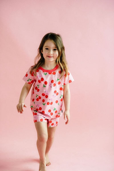 Rock Your Baby - My Cherry Pie Pippa Sleep Set Short Sleeve Pyjamas Rock Your Baby 
