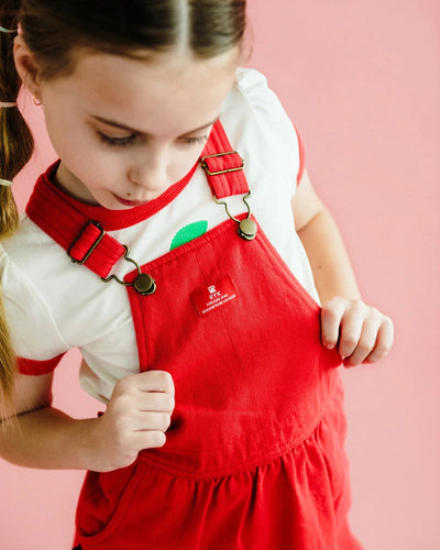Rock Your Baby - My Cherry Pie Twiggy Pini | Washed Red Sleeveless Dress Rock Your Baby 