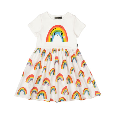 Rock Your Baby - Over The Rainbow T-Shirt Dress Short Sleeve Dress Rock Your Baby 