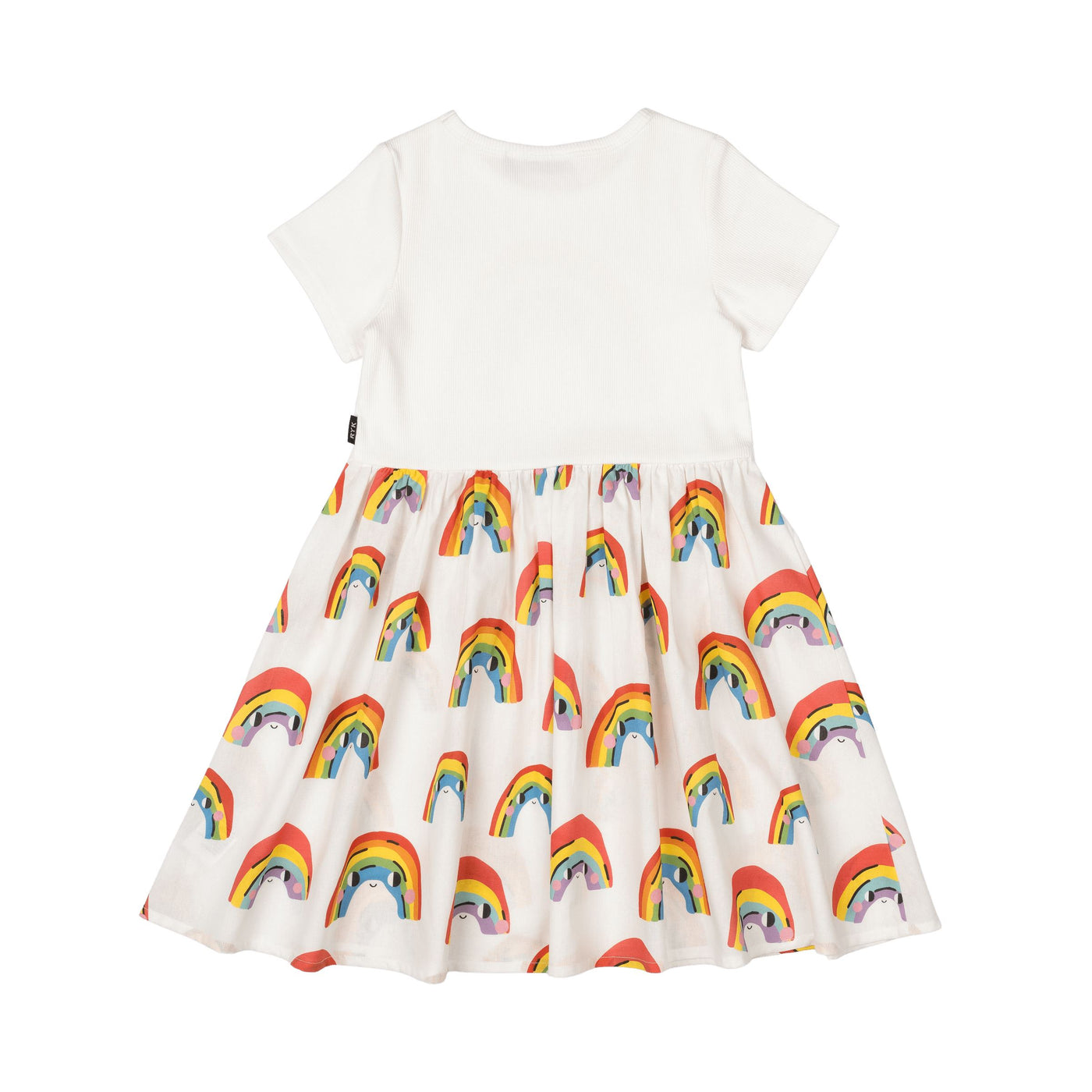 Rock Your Baby - Over The Rainbow T-Shirt Dress Short Sleeve Dress Rock Your Baby 